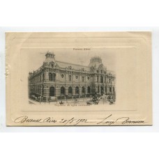 CIUDAD DE BUENOS AIRES ANTIGUA TARJETA POSTAL PALACIO DE AGUAS CORRIENTES